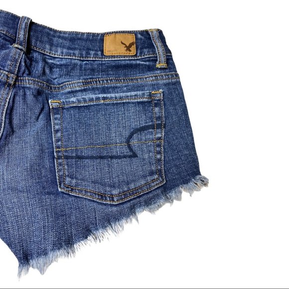 SALE 💚 American Eagle Floral Embroidered Shorts Size 02 - Picture 5 of 8